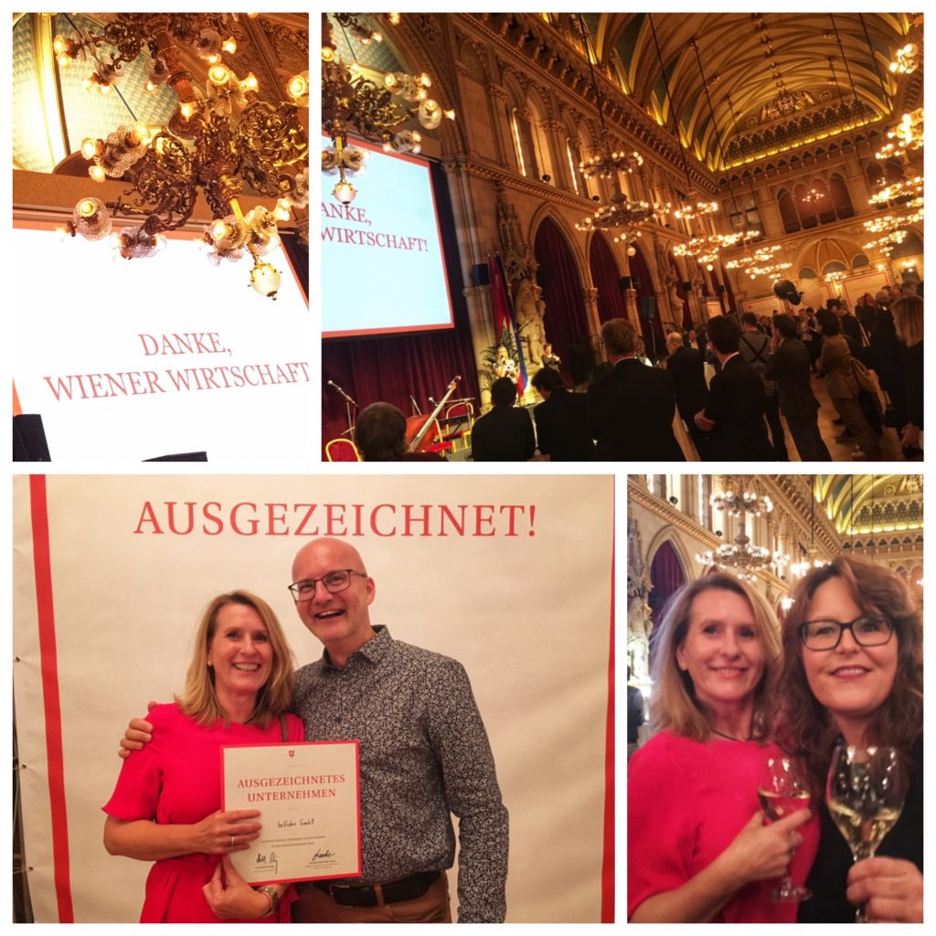 Wirtschaftsagentur Wien und Stadt Wien zeichnen Wiener Unternehmen im Wiener Rathaus im Festsaal aus. Auszeichnung für innovativen Beitrag zum Wirtschaftsstandort Wien.