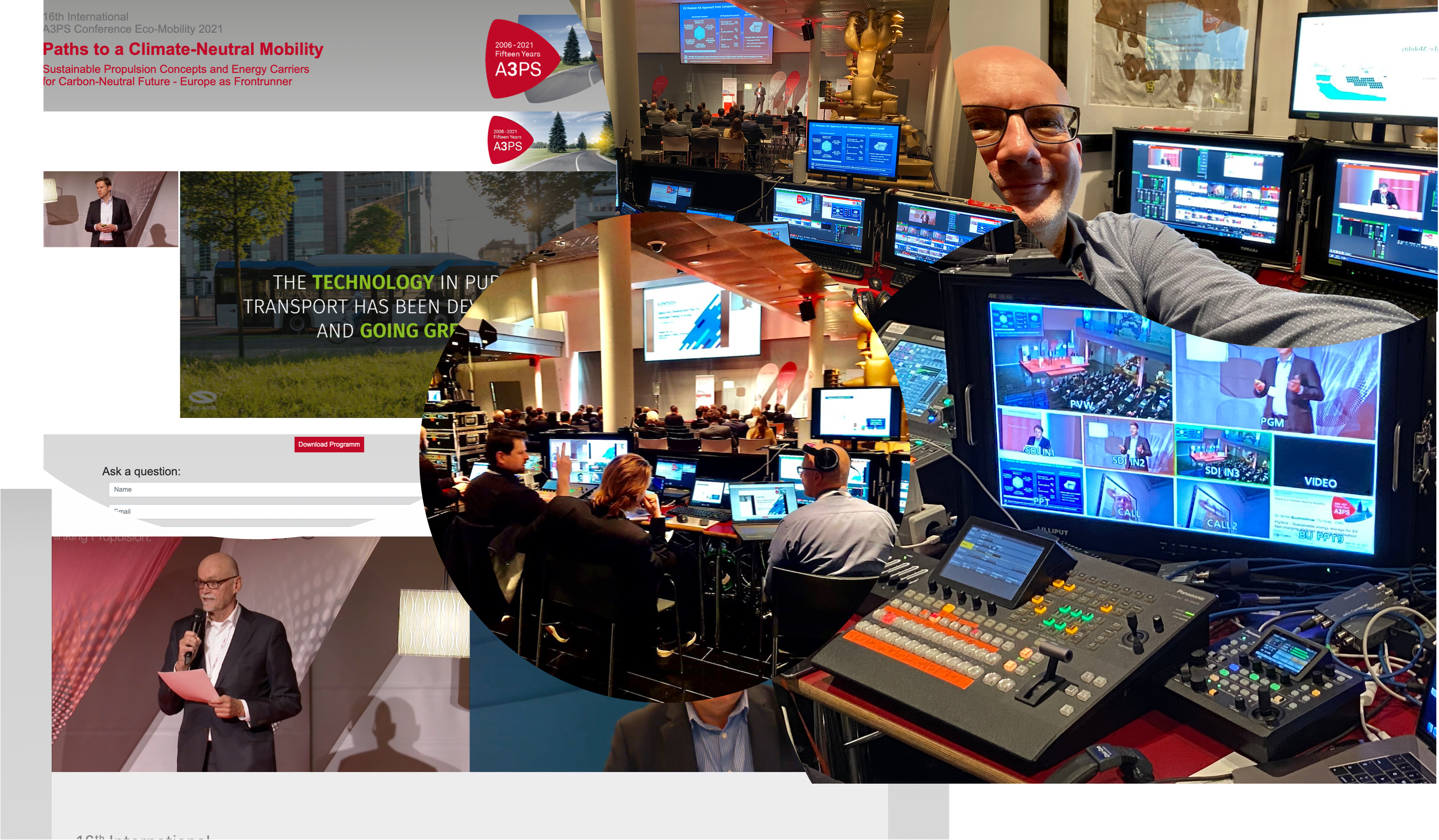 hybrid conference room and live streaming equipment