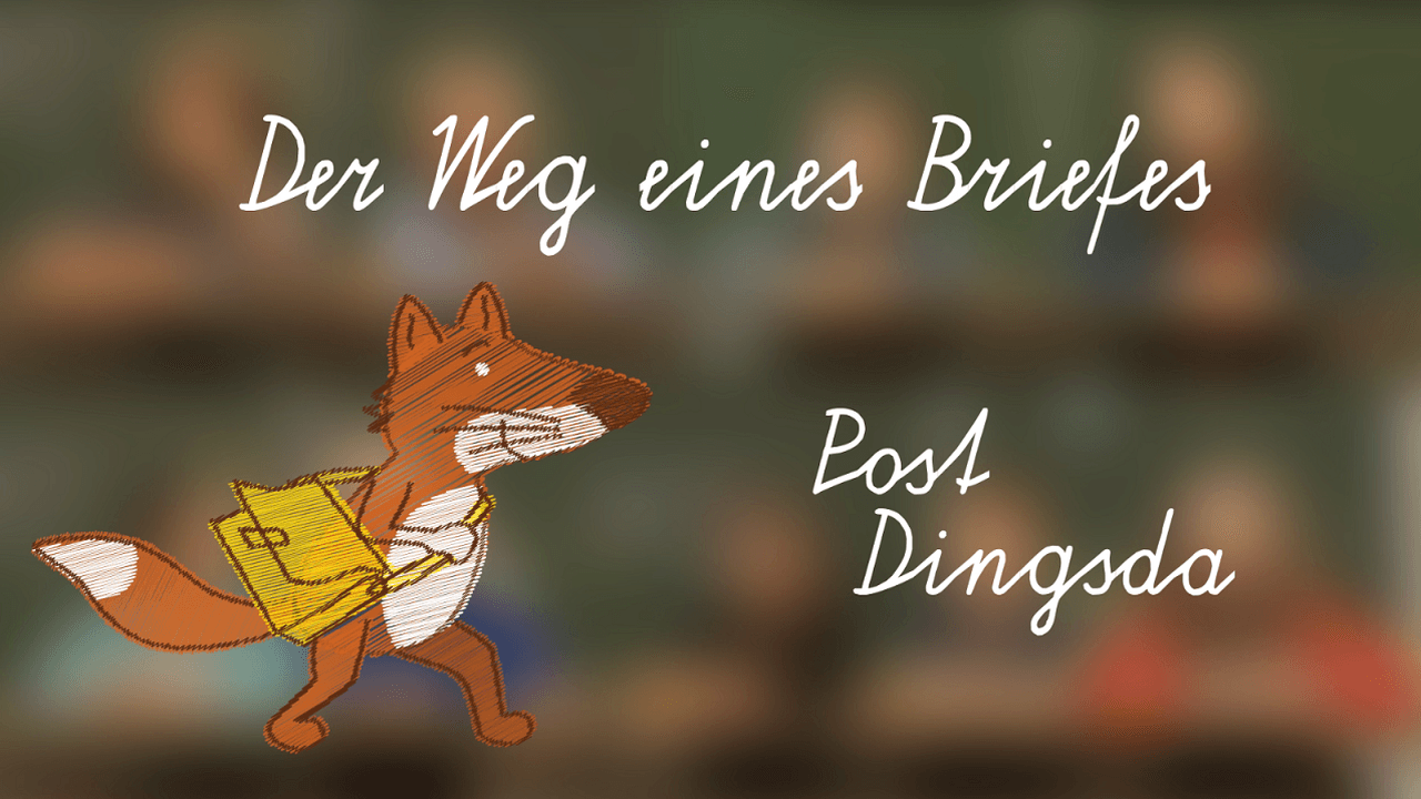 Foto aus dem Film Der Weg eines Briefes – animierter Fuchs - Postfuchs